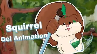 Hand-drawn Squirrel Animation | Frame by Frame Cel Animation