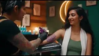Most Satisfying Fine Line Tattoo Process | Perfect Clean Line Art Compilation #149