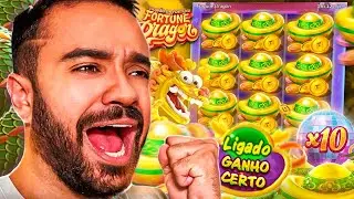 1000 GIROS COM *GANHO CERTO* ATIVADO NO FORTUNE DRAGON E ESSE FOI O RESULTADO...