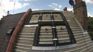 Time Lapse Integrated Solar Panel Installation