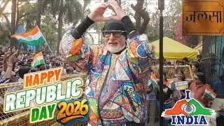 Amitabh Bachchan's Special Republic Day 2026 Sunday Darshan at Jalsa! 🇮🇳 Big B Greets Sea of Fans
