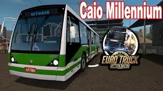 ETS2 1.34 | EAA Bus Passenger/Map Mod | Caio Millennium 2 PBC | ( G29 + Shifter + Wheel Cam )