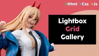 Lightbox Image Gallery with Css Grid and Javascript  | Creative tutorial