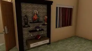 3d walkthrough of an interior work design by M/s.Bab-Tech Associates