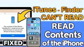 Fix The Contents of the iPhone Could Not Be Read Error ✅ No Reset or Data Loss (2026 Update)
