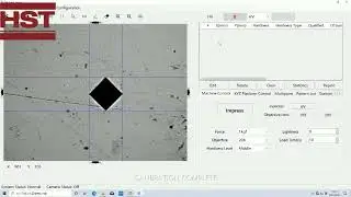 HST Vickers hardness tester software calibration