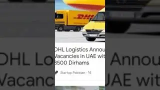 DHL Logistics Announces Job Vacancies in UAE with Salary upto 8500 Dirhams