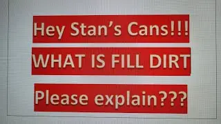 Description of Fill Dirt
