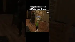 The First Crime in the Metaverse?? #funny #vrchat #gaming