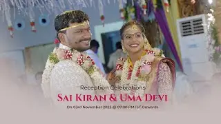 Sai Kiran & Uma Devi Reception  Celebrations LIVE | #srisaiphotography #livestream #reception