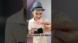 Card restore illusion box magic #magic #tricks