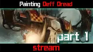 Gruumsh painting Deff Dread part 1