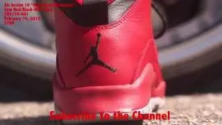 Air Jordan 10 Retro Bulls Over Broadway RedCement