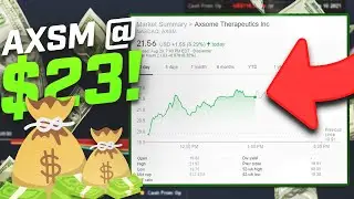 STOCK REPORT OF AXSM @ $23