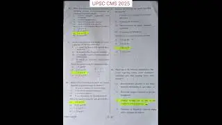 UPSC CMS 2025 Surgery Questions 8-12 #upsccms #cms #2025