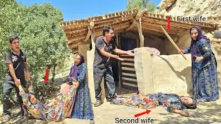 Love is broken: first wife and her husband knock second wife unconscious.