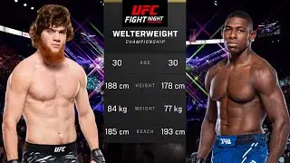 Sharaputdin Magomedov vs Joaquin Buckley Full Fight - UFC Fight Of The Night