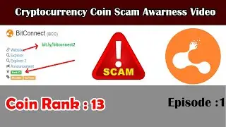 CryptoCurrency Scam Alert | Awarenness Video Tamil - Episode :1 | Bitconnect Scm (2016 to 2018)