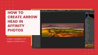 How To Create Arrow Heads or Arrow Shapes in Affinity Photos
