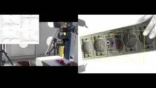 Grasping demonstration using visual servoing and a model-based tracker