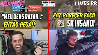 RAZAH FAZENDO HISTÓRIA NO ROUND, 5K LINDO DO PALUH, MONTAGNE DE RODINHA - MELHORES MOMENTOS LIVES R6
