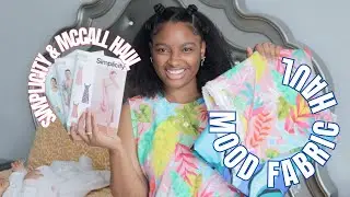 SEWING PLANS +Mood Fabrics Haul +Simplicity & MCCall Pattern Haul + Clothes Ive Made Recently