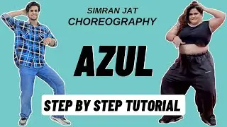 Azul Simran Jat Dance Choreography Tutorial | Azul Dance Tutorial