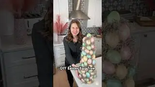 DIY Easter Egg Tree - Easy Spring Decor #Shorts #EasterDIY #SpringCrafts #Easter
