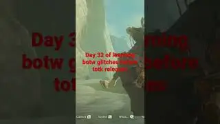Day 32 of learning botw glitches before totk releases