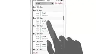 iPhone iPad Anleitung: Suchfunktion der Kalender-App nutzen
