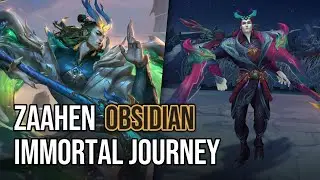 Obsidian Immortal Journey Zaahen Skin | League of Legends | Chromas Skin