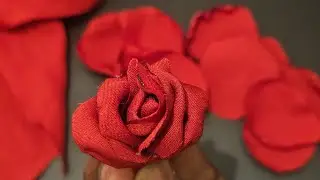 I Bought $1 Fabric and Turned It Into 20 Handmade Roses 🌹 (Sold Them All!)