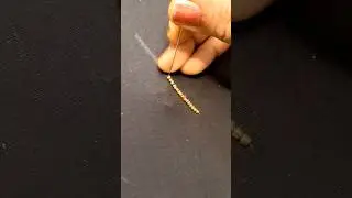 Aari Sugar beads stitching #aariwork #aaribusiness #sewingstitch #trending #shortvideo #shorts #aari