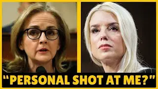 Pam Bondi Clashes with Rep. Madeleine Dean in Heated Capitol Hill Confrontation.