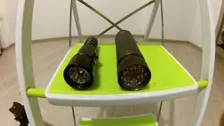 HunterProLight Pulsar (5000lm) краткий обзор и сравнение с Xtar D26 (1100lm)