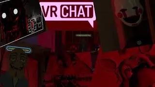 Puppet steals Herbert's mask in FNAF 2 roleplay 😂😂 #VrChat