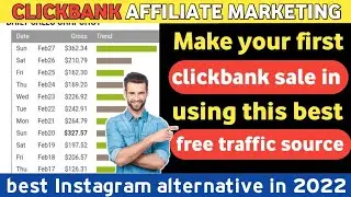 best free traffic source for affiliate marketing 🤑। free traffic for clickbank। #clickbank