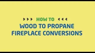 How to convert a wood fireplace to propane