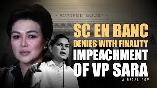SC En Banc Denies With Finality Impeachment Of VP Sara