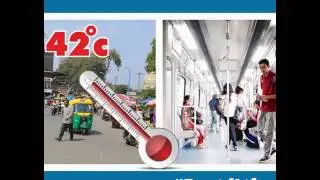 Travel in AC comfort with #RapidMetro