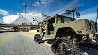 We DROVE a TANK THROUGH ATLANTA!