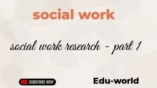 Cdpo/Icds supervisor new syllabus -social work research - part 1