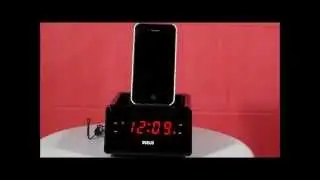 RCA RC127i iPod/iPhone Clock Radio w/ High Performance Speaker