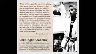 Teaching Children Thru the Martial Arts, In Haslet, Texas. The Core Fight Academy