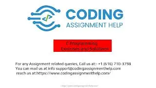 C  Programming Exercises  and Solutions