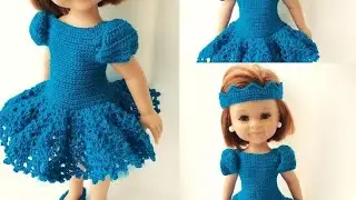 Handmade crochet frock design ideas for baby girls