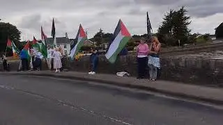 Belvelly Bridge Palestinian Solidarity Protest July 18th