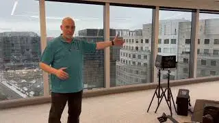 Daylight Control is Provided by Broadcast Blinds in a CEO's Downtown DC Office