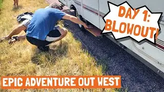 Day 1: Blowout to the Badlands! Epic Adventure Pop Up Camping Out West