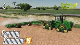 John Deere 2680H High-Performance Disk prepping new field on Newlin, TX by Txzar Mapping! - #3